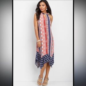 Maurices Multicolor Patterned Dress
